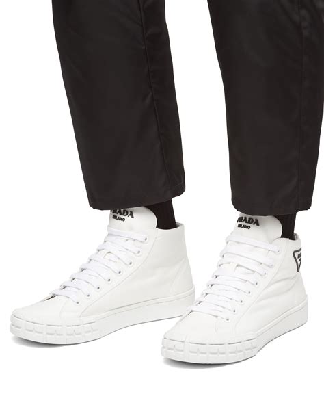 prada high top sneakers|Prada Wheel Cassetta high.